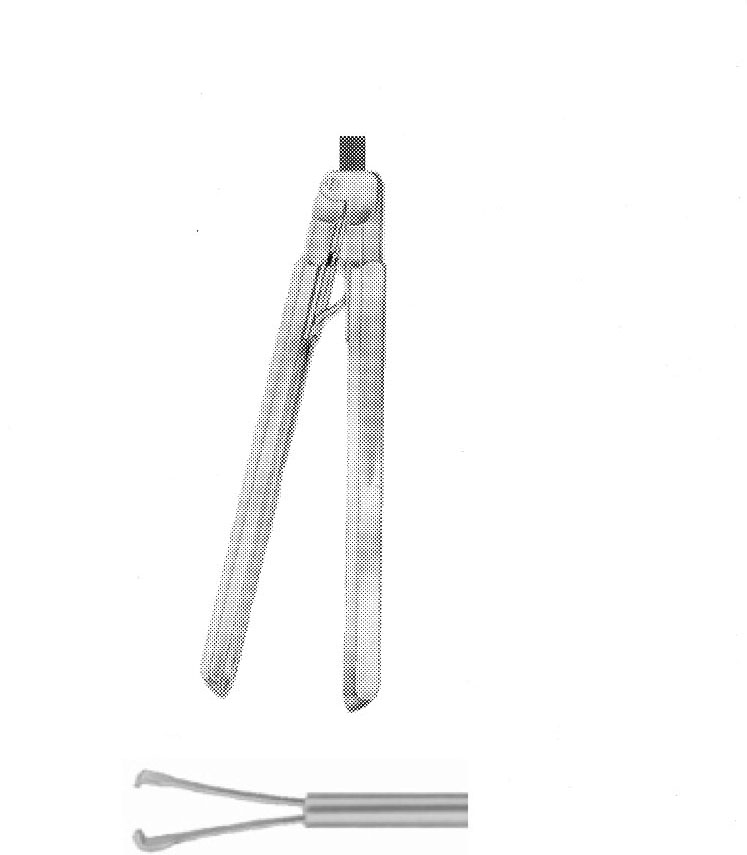 PANSUMAN FORSEPS, 1X2  DİŞ ÇAP  5 MM